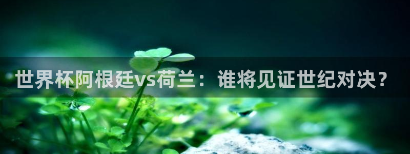 联赛杯直播:世界杯阿根廷vs荷兰:谁将见证世纪对决?
